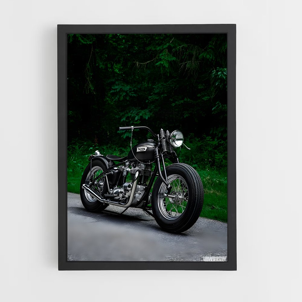 Poster Bobber Bonneville sophistiqué – affiche Triumph (vue 2)